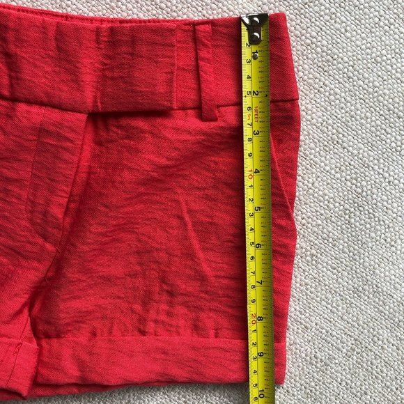Aqua Textured Red Shorts - Picture 9 of 10